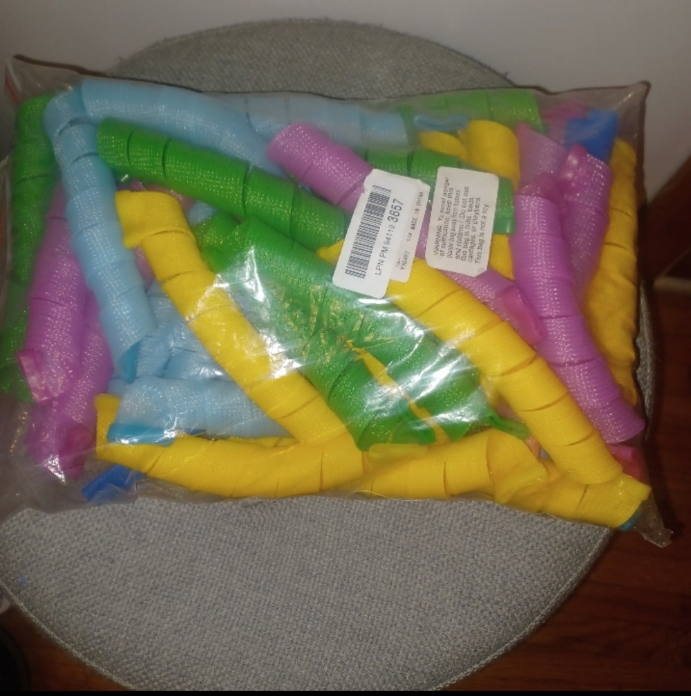 Heatless curler curl wraps Huge Lot- NEW /